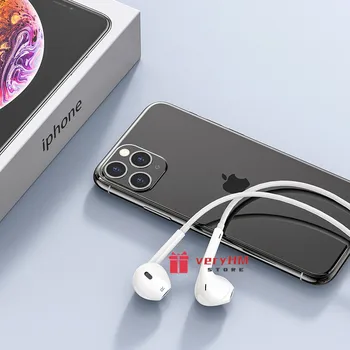Original Apple EarPods Plugue de 3,5 mm Conector de Fones de ouvido com Fio Microfone Para o iPhone SE 