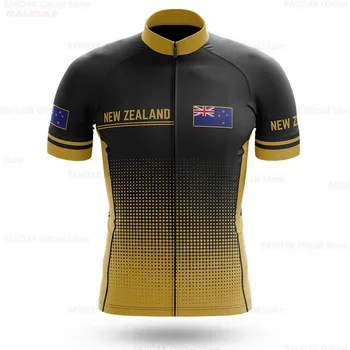 Ropa De Mujer 2021 Nova Zelândia Ciclismo Jersey Homens Novos Equipe do Esporte de Corrida de Bicicleta Desgaste do Tecido Respirável MTB Bicicleta Jersey Triathlon