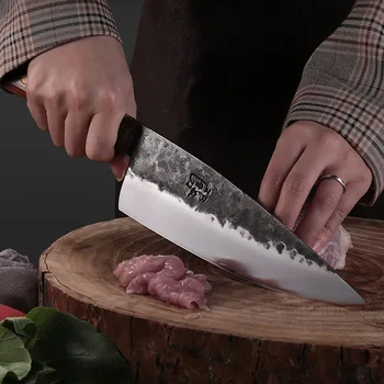 Tang Faca de corte de faca Japonesa de corte de faca Santoku faca Ocidental Faca do Chef faca de Cozinha de aço Inoxidável facas