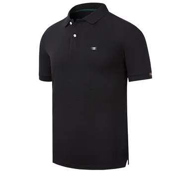 12 Cores de Verão de Alta Qualidade Solta Homens Lapela T-Shirt de Algodão de Negócios Cavalheiro de Manga Curta, Camisas Polo P2021