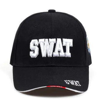 2021 Tático Boné Mens Bonés de Beisebol Marca SWAT Cap SWAT Snapback Chapéu de Tampões de Algodão Ajustável chapéu de golfe Gorras Planas de alta qualidade