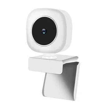 4K de Foco Automático de 8 MP Webcam, Microfones de Vídeo Full HD Câmera da Web para PC USB Plug and Play Beleza Efeito de Luz de Preenchimento de Trabalho Em Stock