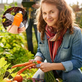 9 Pedaço de Jardim de Silicone Polegar Faca Separador de Dedos Protetor de Plantas de Jardinagem de Frutas e Vegetais, Escolhendo Ferramentas de