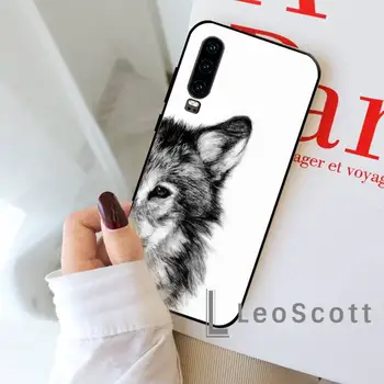 Animal Husky filhote de Cachorro bonito Cão Caso De Telefone Huawei honor Mate P 9 10 20 30 40 Pro 10i 7 8 x Lite nova 5t