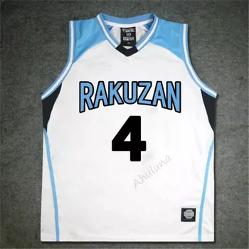Anime Kuroko no Basket Basuke Cosplay Rakuzan Uniforme Escolar Akashi Seijuro Jérsei do Basquetebol Sportswear T-shirt Traje Definido 221