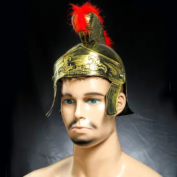 Armadura Medieval Rei Leônidas Grego Spartan Romanos Capacete Vermelho Crested Samurai Guerreiro Espartano Headwear Acessórios Do Traje Cosplay
