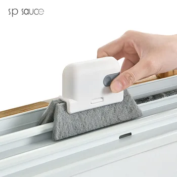 Japão Janela Groove Escova de Limpeza de Substituição de Pano para a Janela de Vidro de Fenda de Canto o material de Limpeza, Cozinha Banheiro Ferramentas