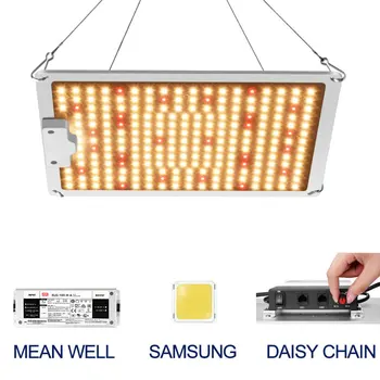 LED Cresce a Luz de Espectro Completo Led da Samsung LM281b Meanwell Dimmable Quantum Crescer Lâmpadas para o Interior da Barraca Caixa