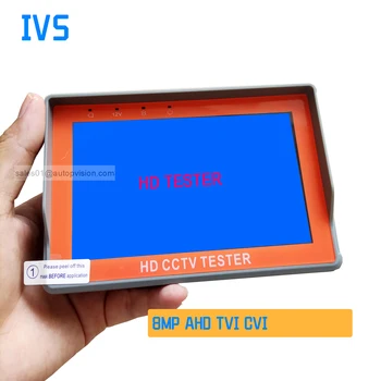 Mini tamanho LCD de 5 Polegadas de 8MP TVI 8MP AHD de 8MP CVI CVBS câmeras de Segurança Analógica Testador Livre de Monitor toolkit