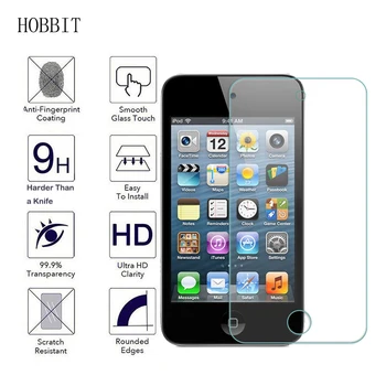 Para Apple iPod Touch 4 4 4G Geração de 0,3 mm 2.5 D de Vidro Temperado Protetor de Ecrã Ultra-fino 9H Clara Anti-arranhões Filme
