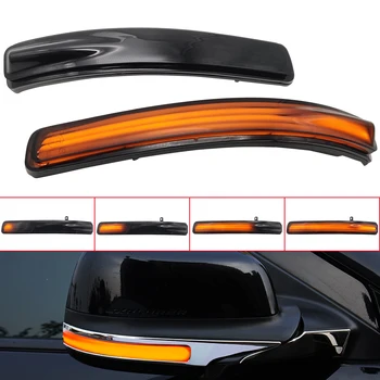 Para Ford Explorer 2011-2019 Lado Dinâmico acende as Luzes de Sinal Espelho LED Indicador pisca-Pisca Sequencial Lâmpadas