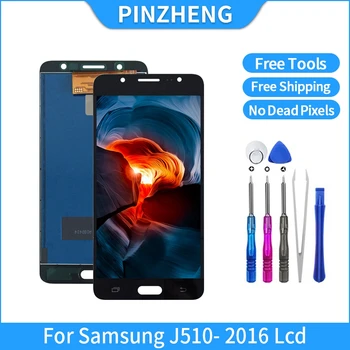PINZHENG Original de LCD Para Samsung J5 2016 J510 J510F J510FN J510M J510Y LCD Display Tela de Substituição do conjunto do Digitador