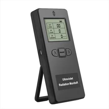 Portátil Ultravioleta Detector de Radiação Eletromagnética Monitor Digital EMF Medidor de Dosímetro Testador com Suporte de Ferramentas de Acessório