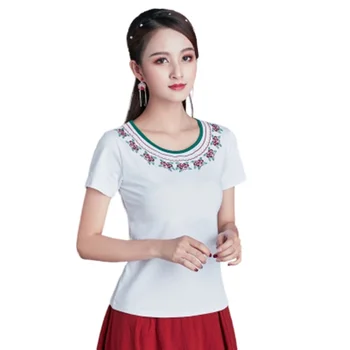 Preto Cheongsam Superior 2020 Asiático Streetwear T-Shirt Crop Tops Para Adolescentes de Estilo Chinês, Roupas de Mulheres Gótico Crop Top feminino V1941