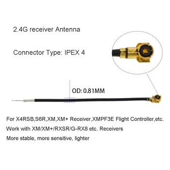 100pcs MHF4 IPX IPEX4 MHF 4 Jack RG0.81 RF Cabo de 4 de OD de 0,81 mm de Solda para PCI da Placa WIFI Router sem fios 10cm 15cm 20cm