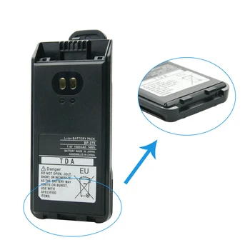 1600mAh Bateria de Substituição para ICOM F1000 F2000 Rádio BP-279 BP-280Li