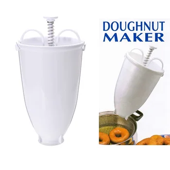 1PC Donut Maker Plástica de Rosca, fabricação de Moldes de Dispensador de Cozinha DIY Cozimento Ferramenta