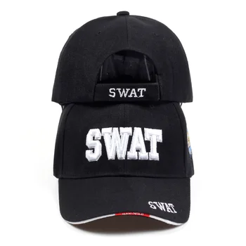 2021 Tático Boné Mens Bonés de Beisebol Marca SWAT Cap SWAT Snapback Chapéu de Tampões de Algodão Ajustável chapéu de golfe Gorras Planas de alta qualidade