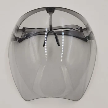 A Cara cheia de Escudo Viseira Anti-ultrav Máscara Escudo de Segurança Claras Anti-spray Transparente Anti-respingo Máscara utensílios de Cozinha