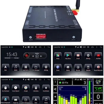 Decodificador de Caixa Android Artificial Inteligente com Sistema 4G Líquido para Audi A3 A4L A5 Q2 Q5L Q7 A6L A7 Apoio ao Controle de Volante