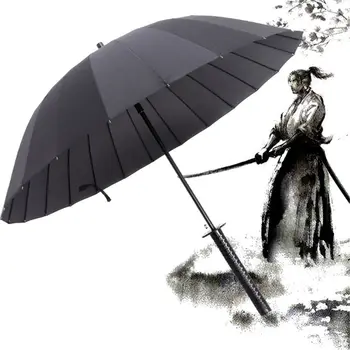 K3NA Nova Espada Samurai Lidar com Guarda-chuva Ninja Katana Japonesa de Longa Guarda-chuva
