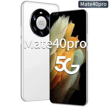 Mate40 Pro+ HUAWE Versão Global Smartphone 7.3 Polegadas de Tela Cheia Deca Núcleo de 6000mAh 12 GB 512 GB 4G LTE 5G de Rede Telemóvel