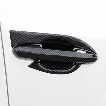 Para Toyota RAV4 RAV 4 2019 2020 2021 XA50 de Alta qualidade de Fibra de Carbono Carro maçaneta da Porta Tigela com Tampa de Protecção do Adesivo de Acessórios