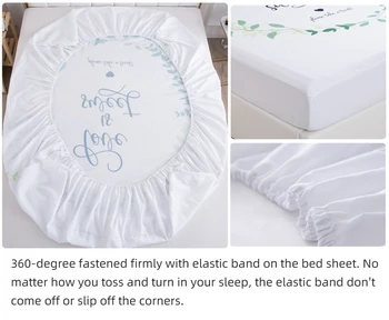 Personalizar Equipado Folhas de Capa de Colchão Com Elástico 3D Bedsheet Roupa de cama (mediante 135x200 200x220 Folha de Cama, roupa de marca Bohemia
