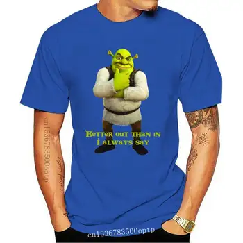 Shrek T-Shirt Melhor do que eu Sempre Digo Ogro Burro 3216