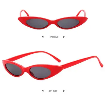 Ultra-pequeno Quadro Pequena Gota de Água Oval Óculos de sol de Geléia Tendência de Óculos de sol UV Esportes ao ar livre Andar de Bicicleta de Óculos Para Mulheres