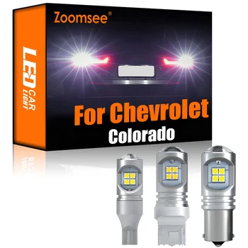 Zoomsee 2Pcs Branco Reversa do DIODO emissor de luz Para a Chevrolet Colorado 2004-2021 Canbus Exterior Nenhum Erro de Cópia de segurança Traseira da Cauda light Bulb Luz de Kit de Veículo